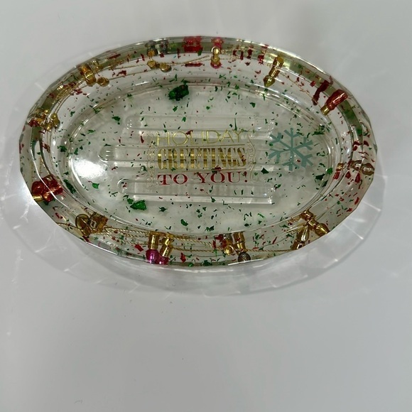 Handmade Christmas soap/trinket dish - Picture 2 of 3